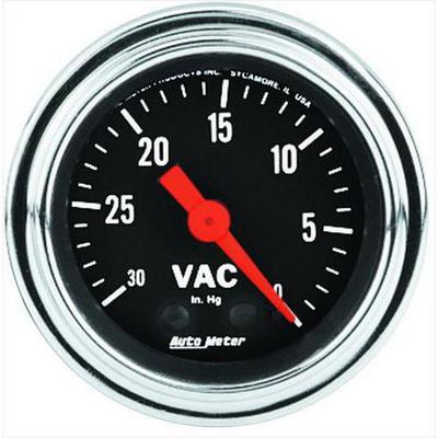 Auto Meter Traditional Chrome Mechanical Vacuum Gauge - 2484